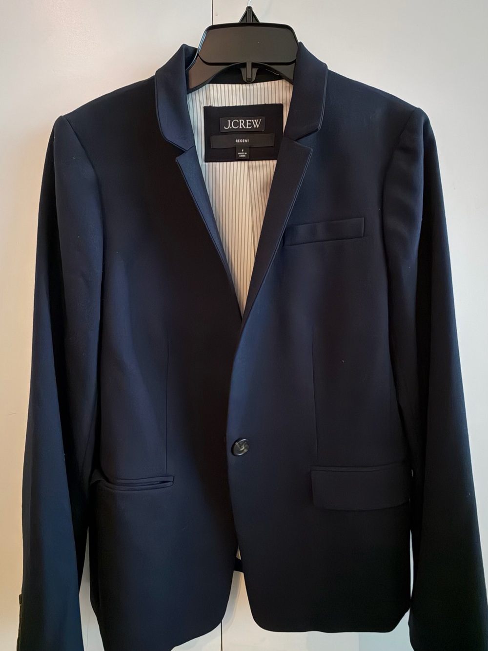 J. Crew Navy Single-Button Women's Blazer